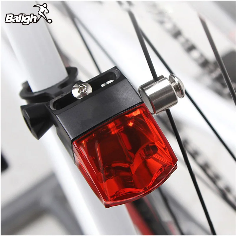 Balight Bike Accessories Bicycle Lights Induction Tail Light Bike Bicycle Warning Lamp Magnetic Generate Waterproof Taillight