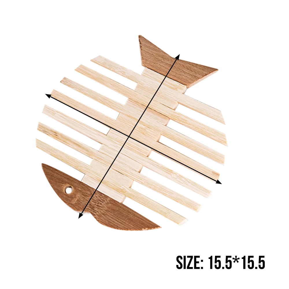 

2pcs Creative Bamboo Insulation Placemats Bowl Mats Coaster Plate Mats Durable Placemats Natural in Colour And Design