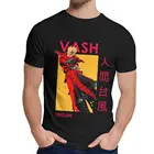 Crewneck Trigun ваш дикое двойной Холдинг аниме футболка Новое поступление человек натуральный хлопок Homme футболка размера плюс