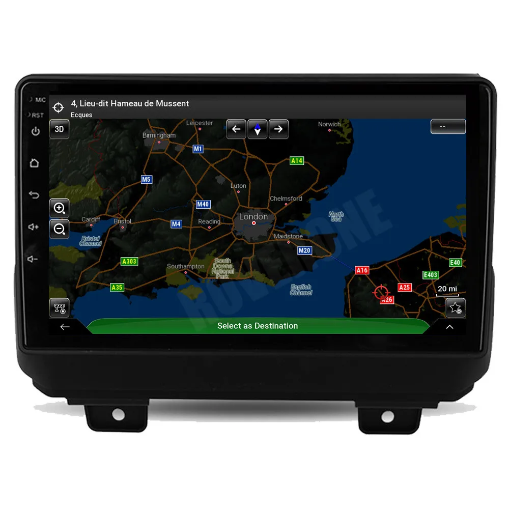 Автомагнитола RoverOne для Jeep Wrangler мультимедийная система на Android 10 с GPS навигацией и