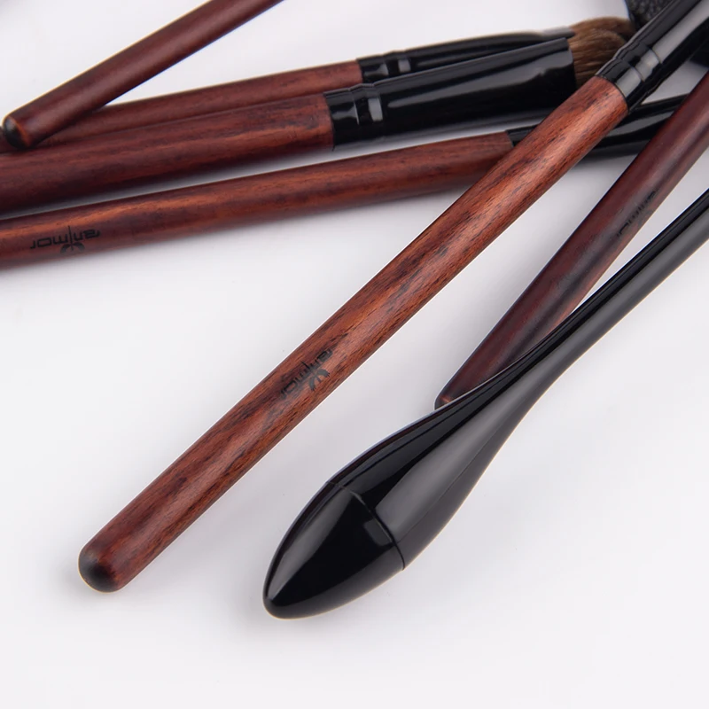 7 кистей для макияжа Anmor конский волос с 1 пудрой профессиональный консилер кисть