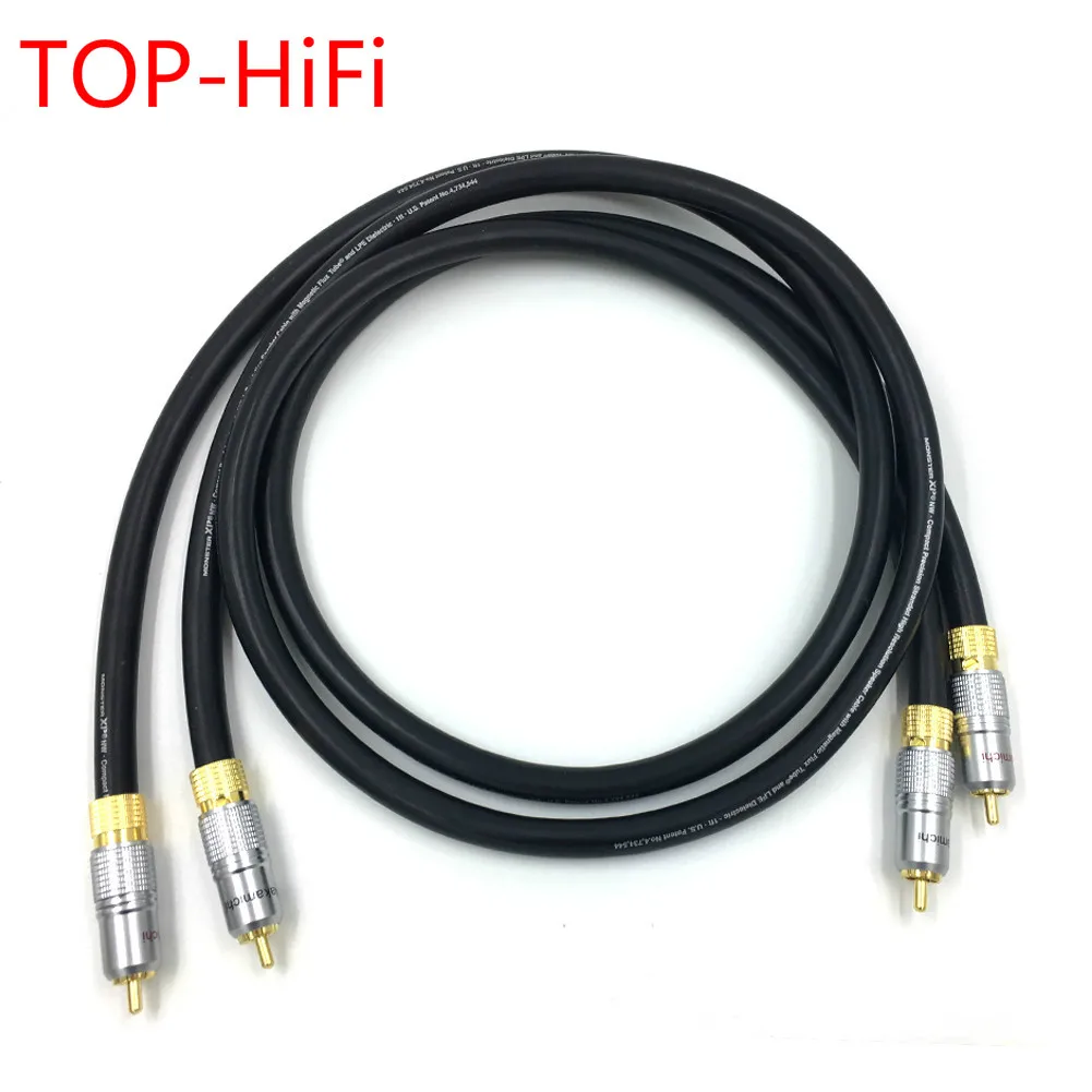 TOP-HiFi Pair  Gold plated 2RCA Cable High-end Audio cable  