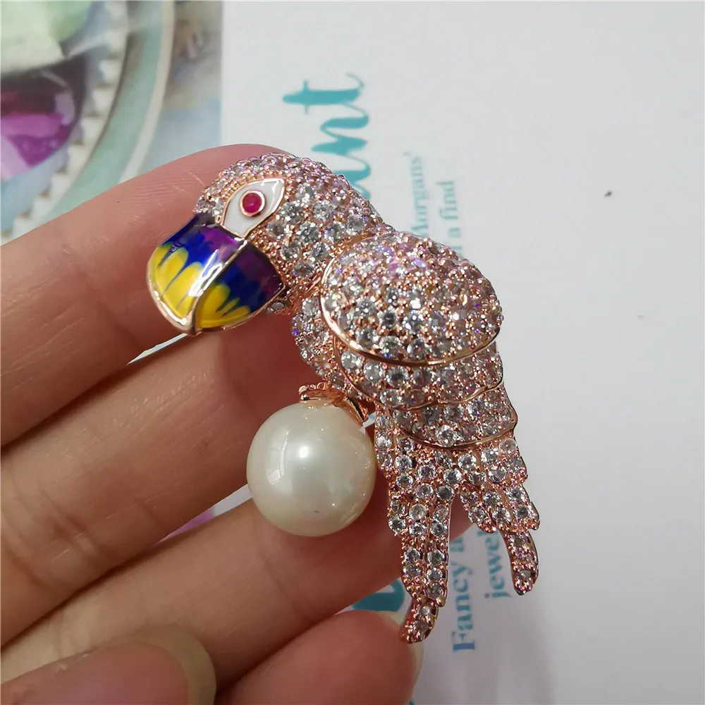 style 6 CINDY XIANG, новинка, кубический цирконий, попугай, ракета, Бабочка, стильные броши, медь, брошь для девушек, модные аксессуары, свадебные украшения - Окраска металла: style 6