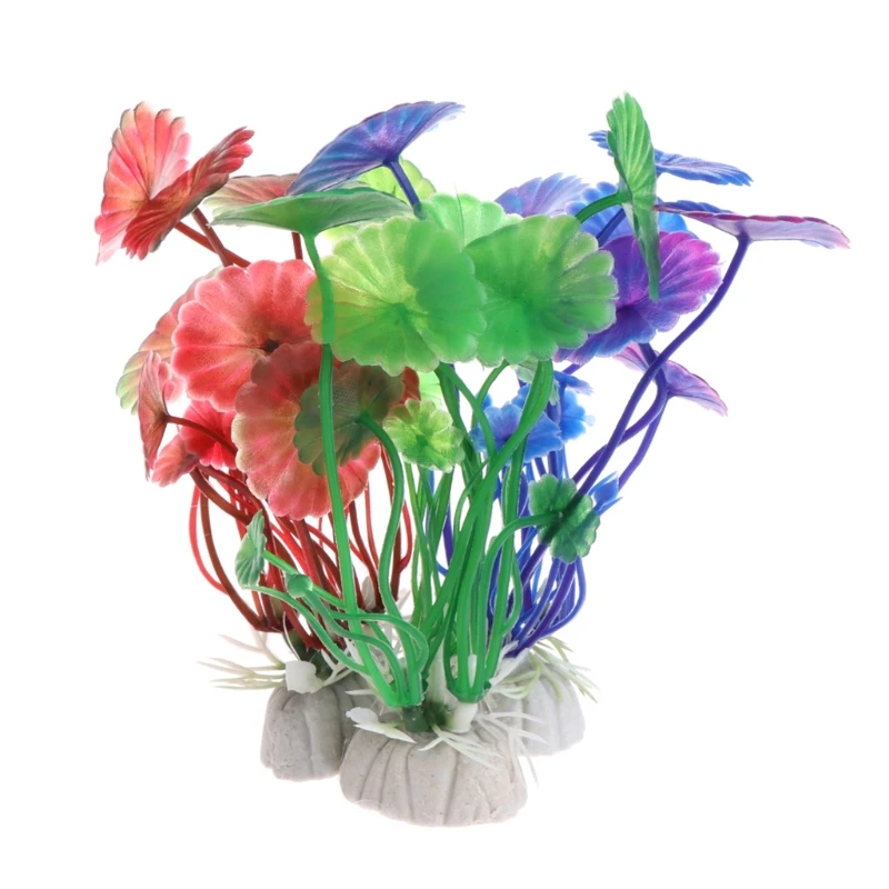 

29EB Aquatic Plants Fish Tank Decoration Artificial Home Ornaments Aquarium Landscape