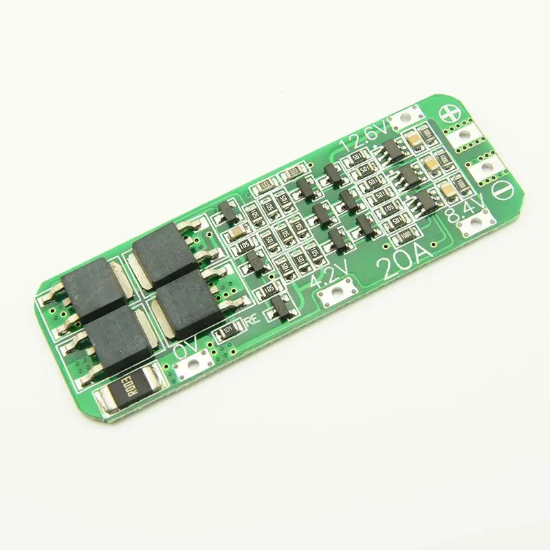 20A литий ионная литиевая батарея 18650 зарядное устройство PCB плата защиты BMS 12 6 V Cell