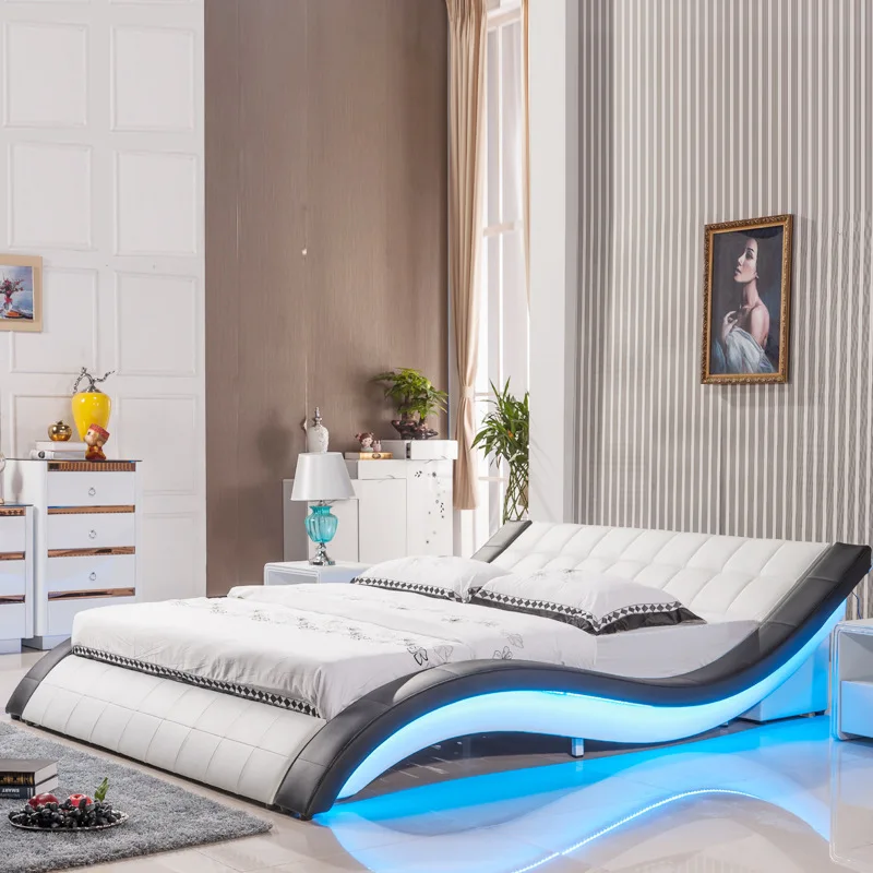 Современная мебель для спальни королевская кровать с длинной ножкой из