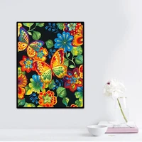full round drill 5d diy diamond painting animal colorful paintings 3d decor