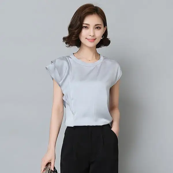 

2020 Women Short white Sleeve Shirt Top Garment
