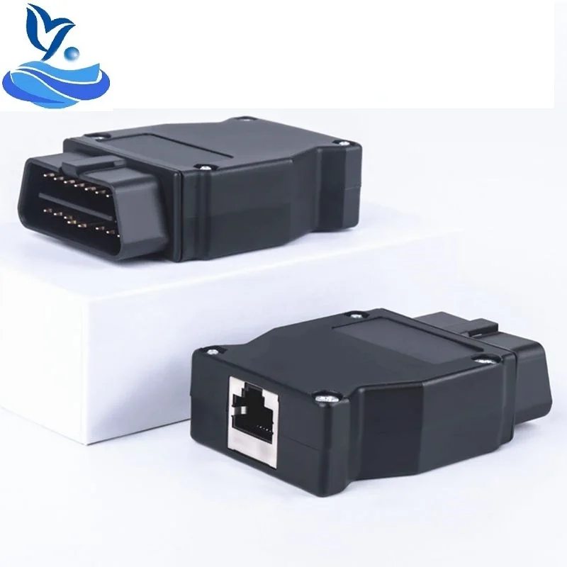 10 шт. адаптер Enet OBDII для подключения ENET Ethernet BMW серии F к 16 контактному разъему OBD2