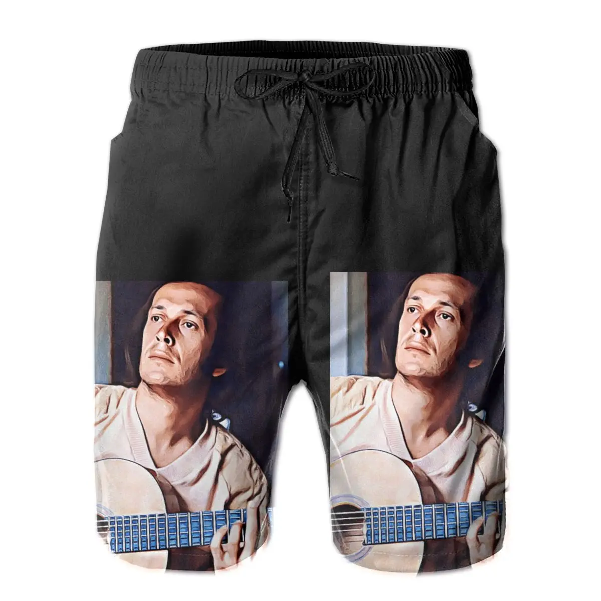 

Баскетбольные шорты R228 Paco De And Lucia Fanart, дышащие быстросохнущие брюки с графическим юмором, Гавайские штаны