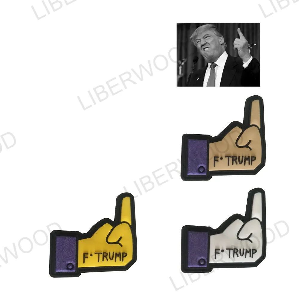 Забавные мотоциклы с изображением Трампа внедорожника байкера панк-рок среднего