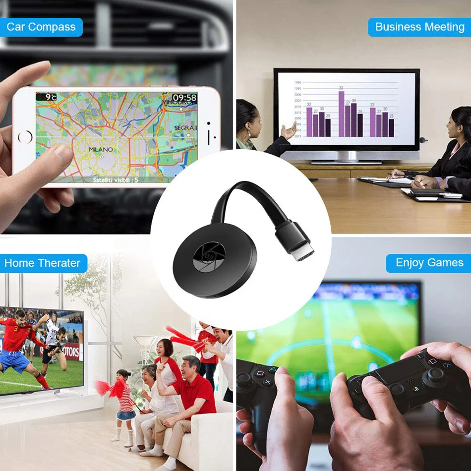 MiraScreen G2 Tv Stick беспроводной usb-модем для ТВ 2,4 ГГц 1080P HD Chorme cast Поддержка HDMI Miracast Airplay для Android iOS