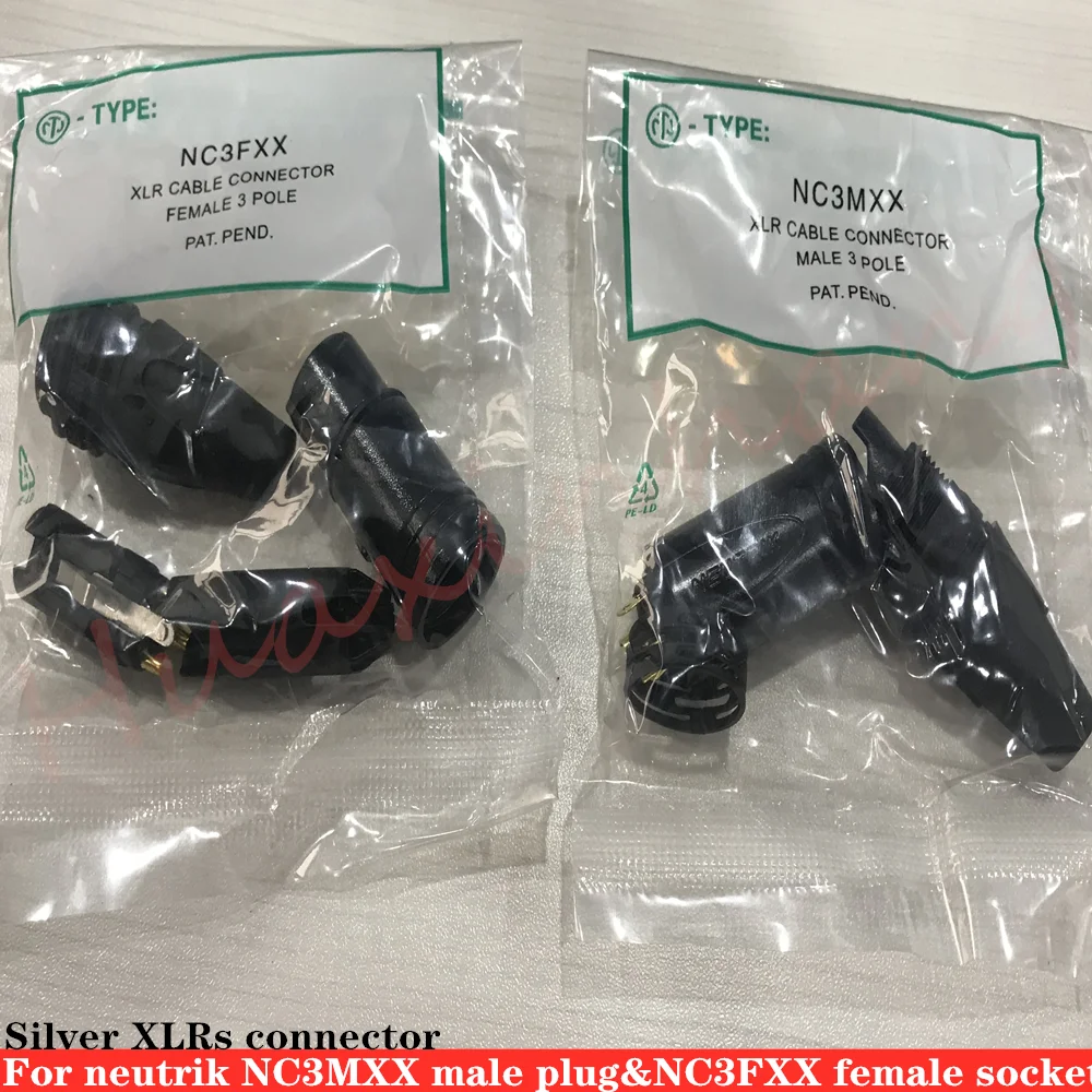 60 шт./лот для NEUTRIK бренд разъем 30 шт. NC3MXX и NC3FXX мужской femelle Un ансамбль 3 Broches XLR