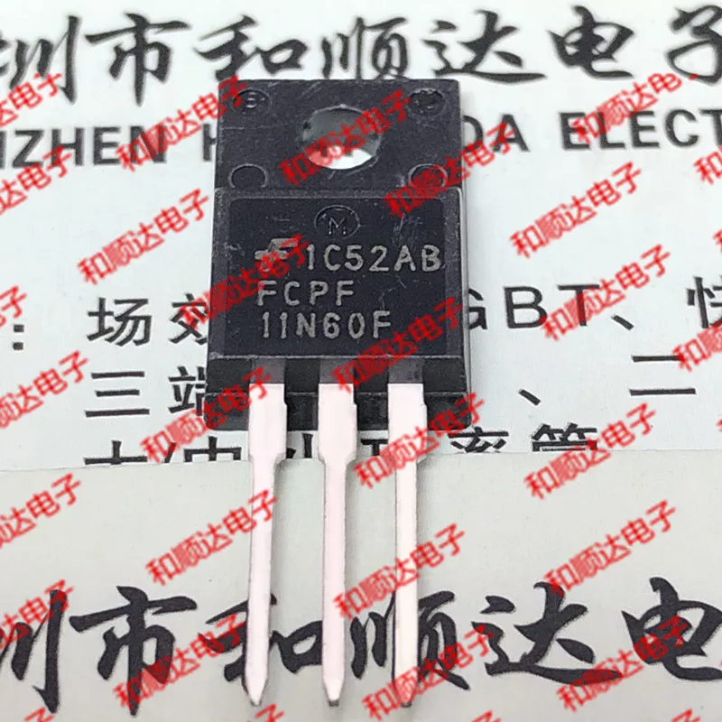 

10PCS FCPF11N60F TO-220F 600V 11A