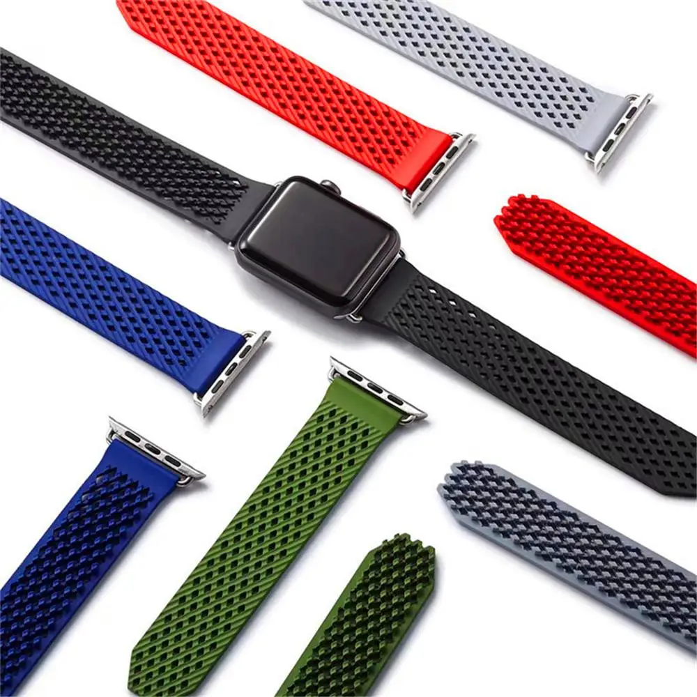 С застежкой и пряжкой Бесплатная петля ремешок для наручных часов Apple Watch 38/42 мм