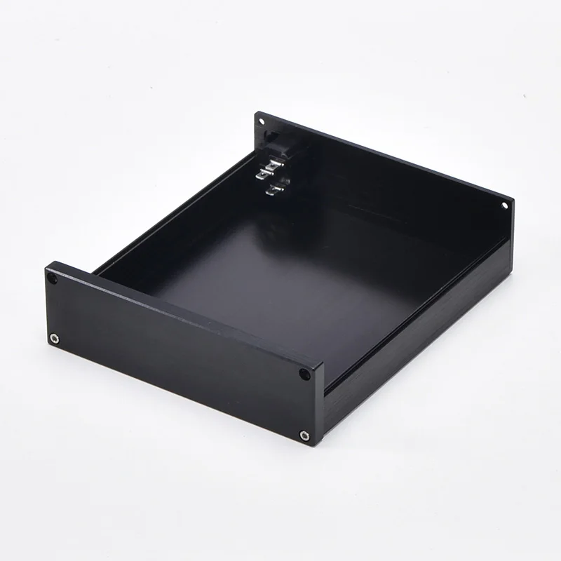 

CDROM All aluminum amplifier chassis / Preamplifier case / AMP Enclosure DIY box (147 *42*169mm)