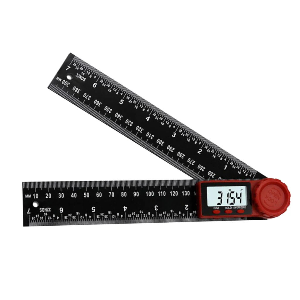 

Digital Angle Finder Goniometer Protractor Measuring Tool Gauge Ruler, Black