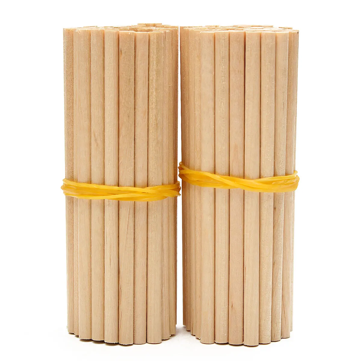 

100pcs Round Wooden Lolly Lollipop Sticks Ice Cream Bar Molds Maker Wood Food Craft DIY Tools Candy Decor Home Party
