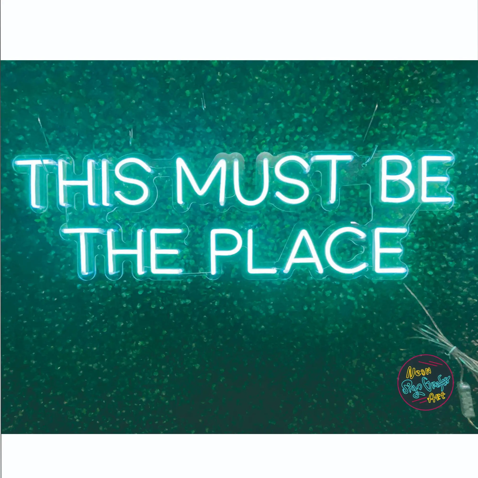 

This Must Be The Place Neon Sign Handmade Custom Neon Sign,Wedding Light Sign,Neon Led Sign,Neon Lights For House,