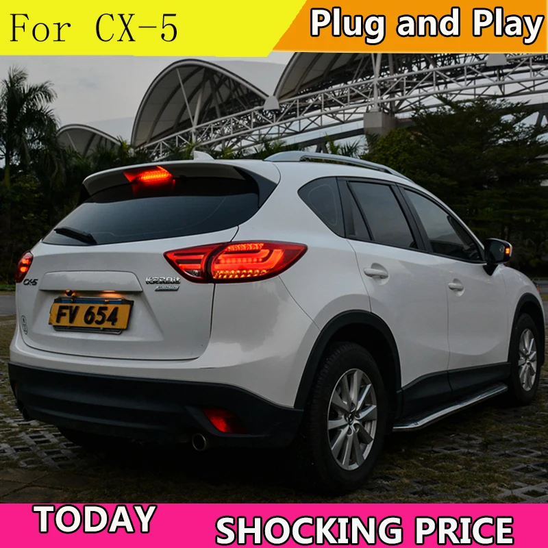 

Car Styling for Mazda CX-5 CX5 2013 3014 Tail light LED Taillight LED DRL Brake Park Signal Turn light Stop Lamp Guide