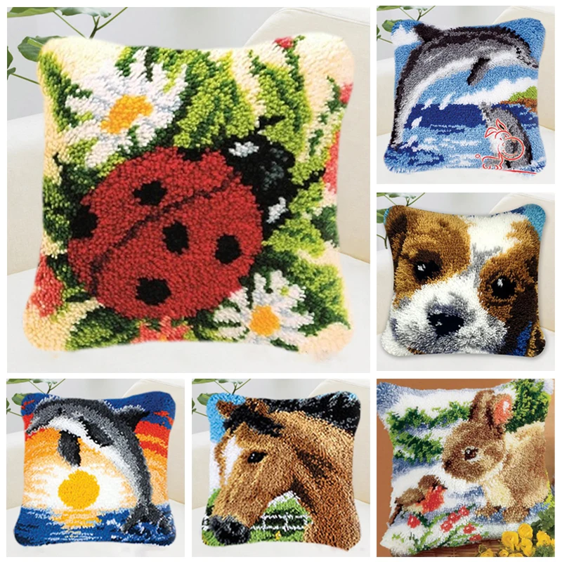 

3D Animal Cartoon Pillow Cross Stitch Embroidery DIY Arts Craft Kit Home Decor