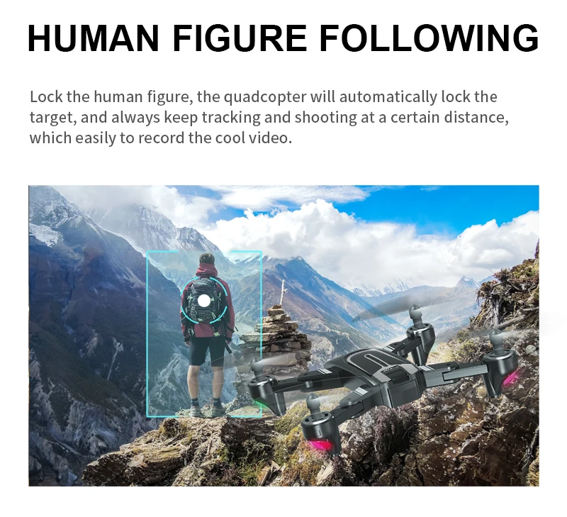 

VISUO XS817 Drone GPS 4K 50x zoom HD Camera Follow me WIFI FPV RC Quadcopter Live Video Altitude Hold Auto Return RC Dron