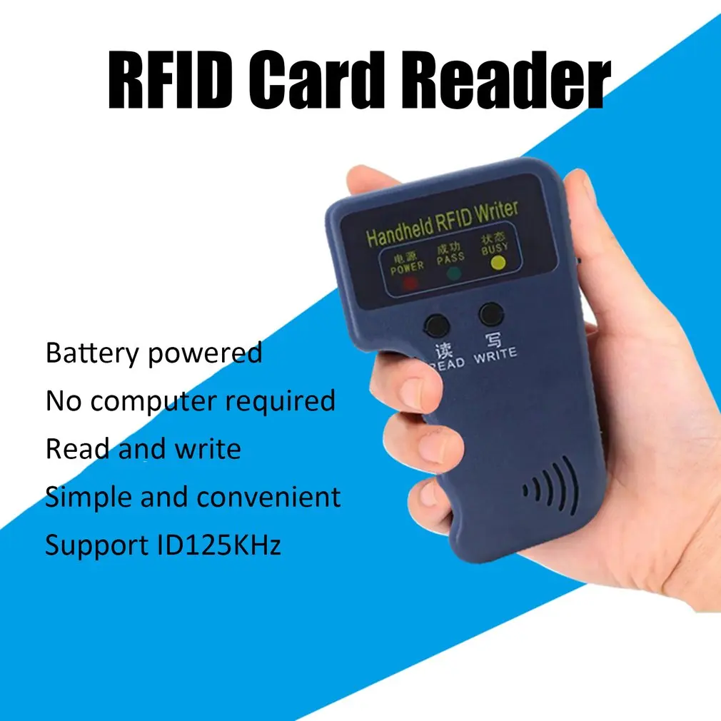 125 кГц EM4100 RFID Копир писатель Дубликатор программатор считыватель + 5 шт.