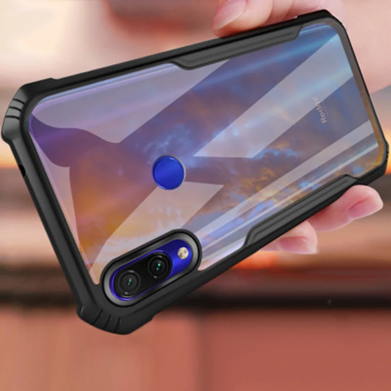 Для Xiaomi Redmi Note 7 Pro 7s ProCase прозрачный противоударный чехол акриловый Бампер Мягкий