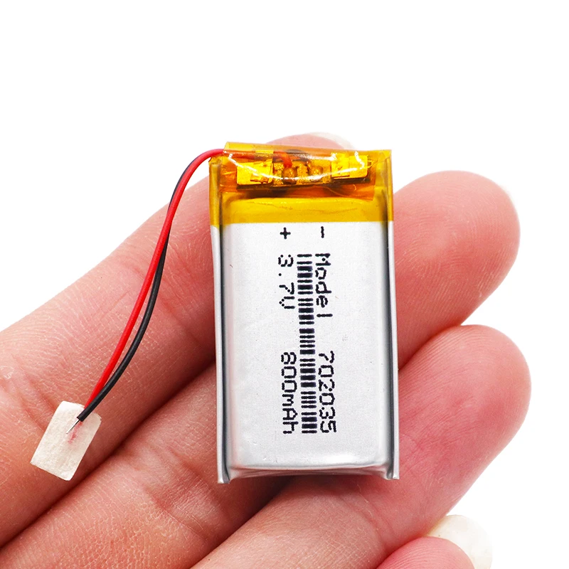 Полимерная литий ионная батарея 3 7 V 702035 может быть настроена оптом CE FCC ROHS MSDS