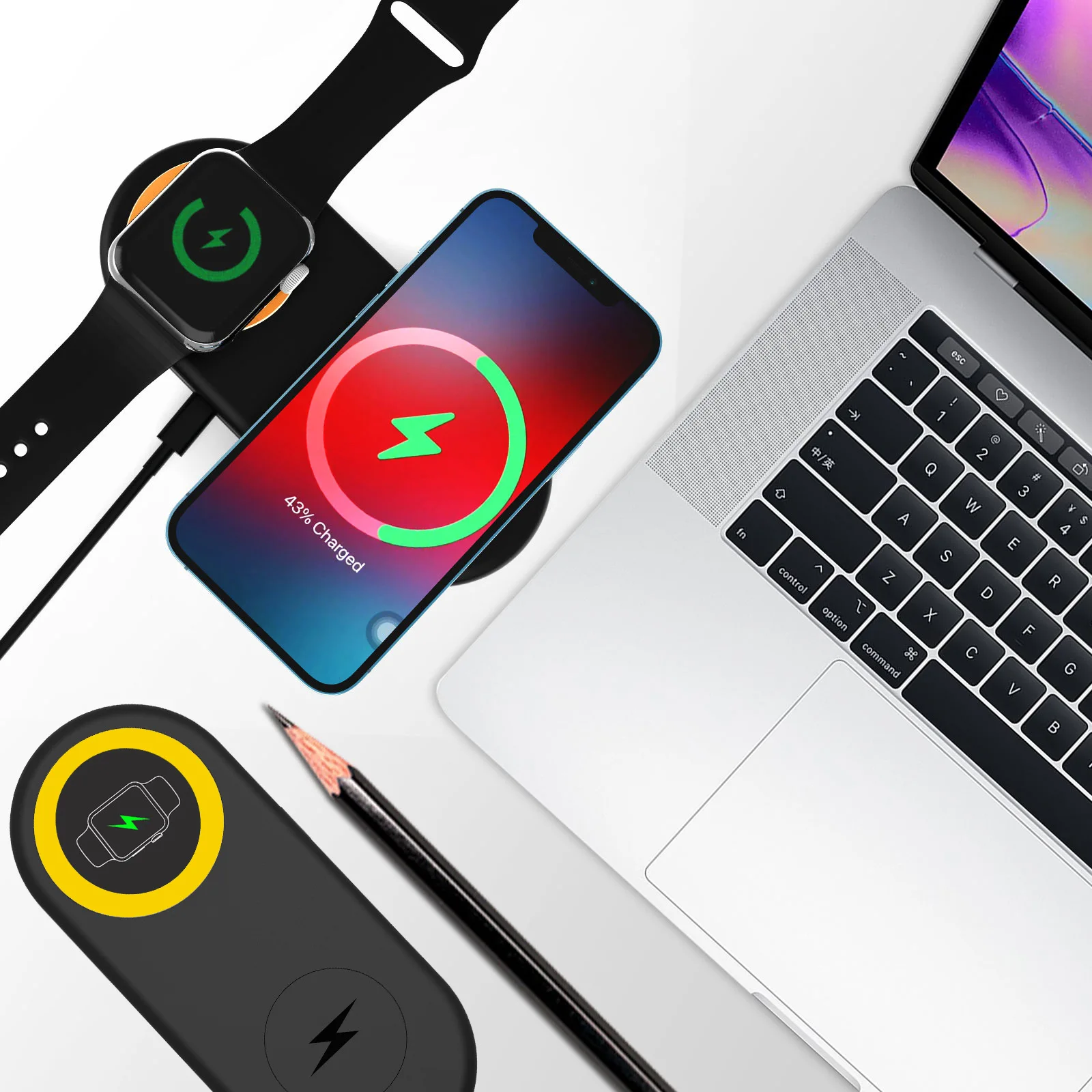 

NEW Arrival Foldable Qi Magnetic Magsafe Wireless Charger Adaptor for iPhone 12/12 pro/12 pro max X Huawei Xiaomi Android device