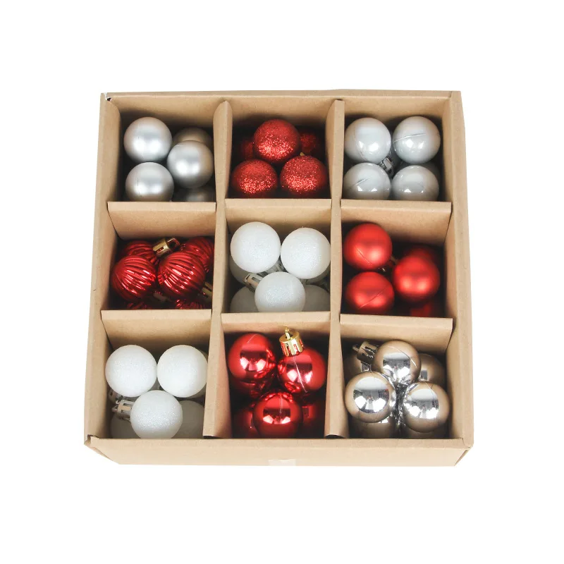 

99Pcs Christmas Ball Christmas Tree Decoration Ornaments Family Christmas Party Decoration Christmas Tree Ball New Year Gift