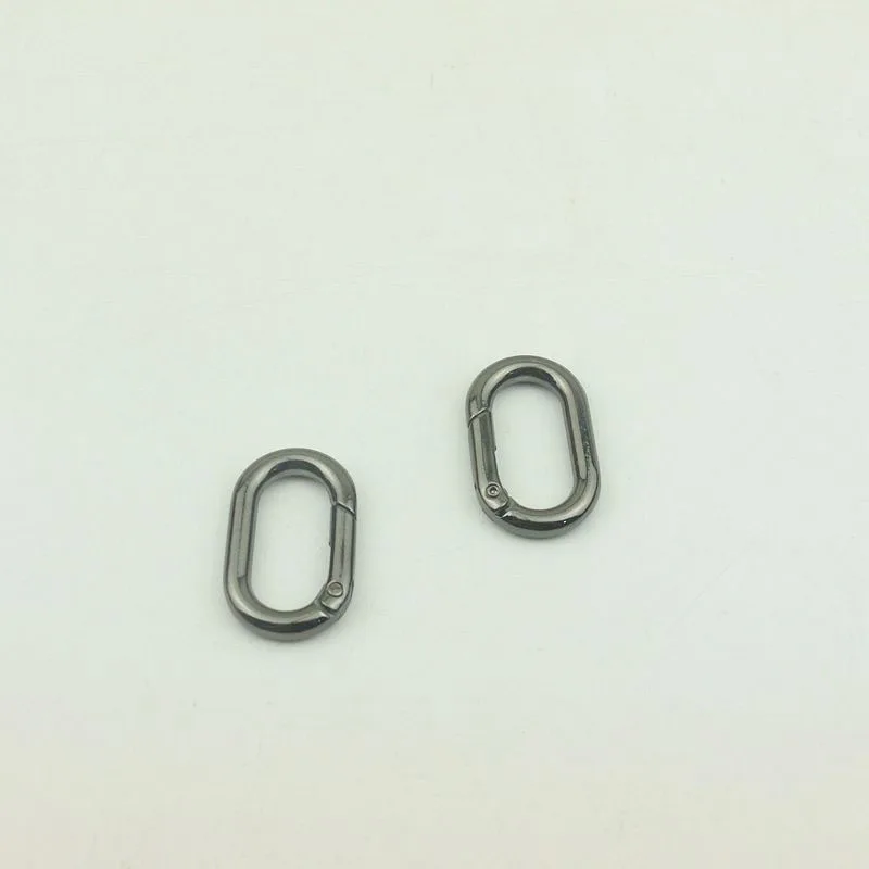 20pcs 25mm Metal Oval Spring O Ring Buckles Openable Keyring Dog Snap Trigger Clasp Clip Bag Belt Leather Craft DIY Bag Parts