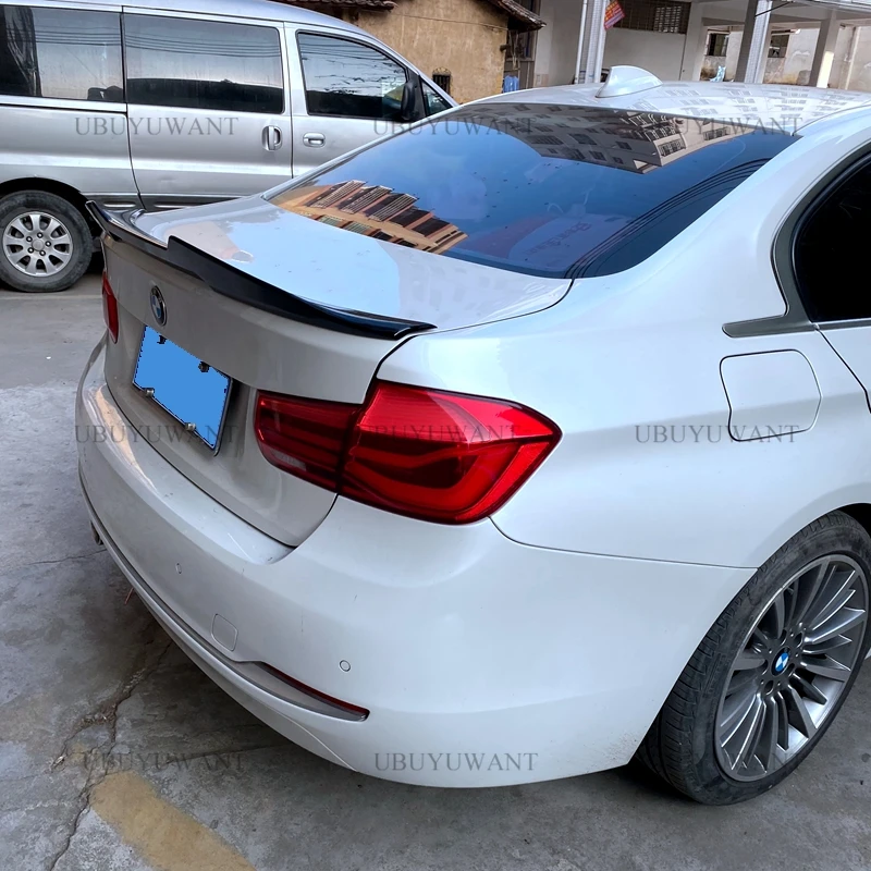 

Rear Trunk Spoiler For BMW F30 F35 M3 320i 320li 325li 328i 2012-2017 Carbon Fiber / ABS Lip Spoiler Car Tail Wing Decoration