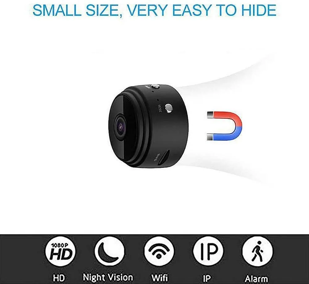 A9 Mini Camera 1080P HD ip camera Night Version Voice Video Security Wireless Camcorders surveillance cameras wifi | Безопасность и