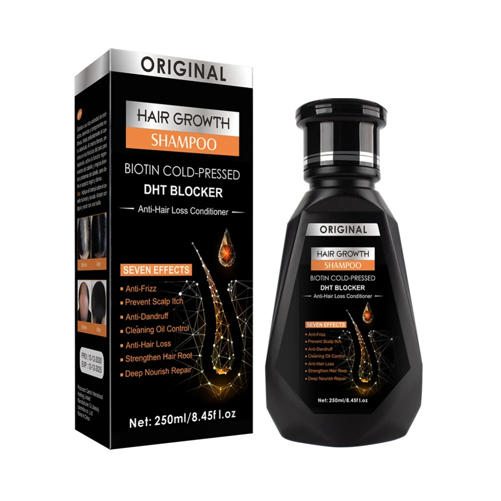 

250ml Ginger Hair Growth Shampoo Hair Thickening Hair Loss Treatments Anti Hair Loss For Thinning Hair Convenient