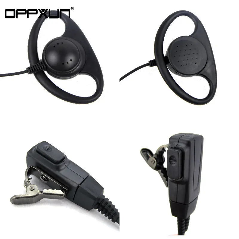

D-type monitor microphone headset PTT BF-UVB3 Plus UV-6R radio accessories for Baofeng two-way broadcast BF-V9 UV-5RA Plus