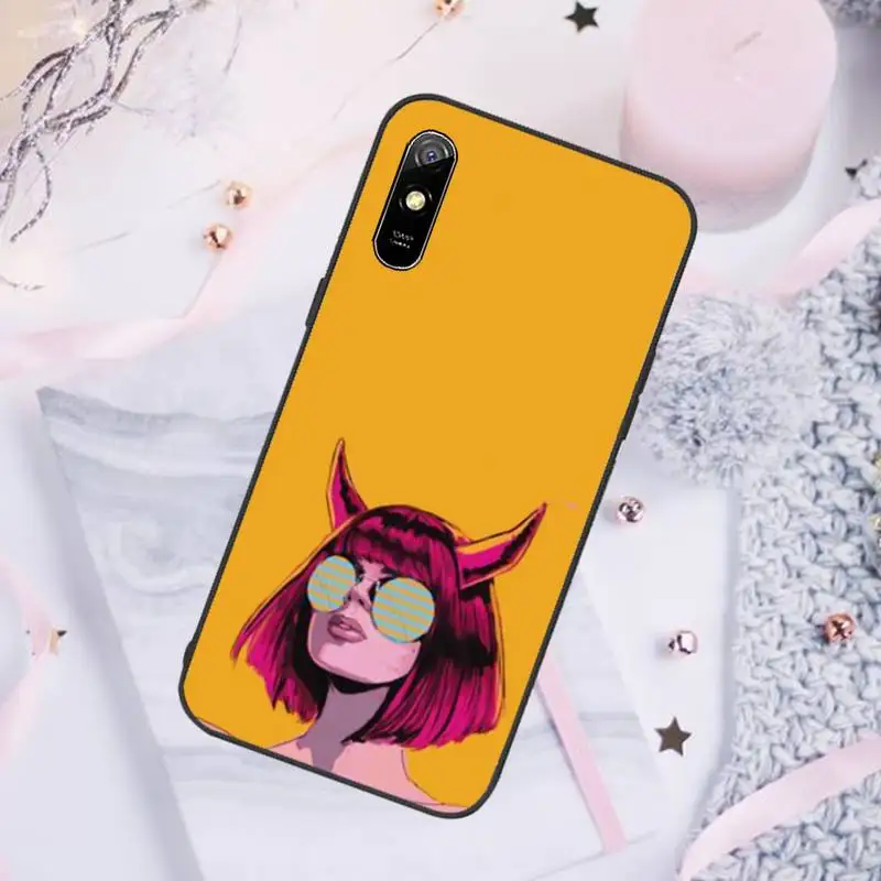 

Sexy girl evil cool cartoon Phone Case For Xiaomi Redmi note 7 8 9 pro 8T 9A 9S Mi Note 10 Lite pro