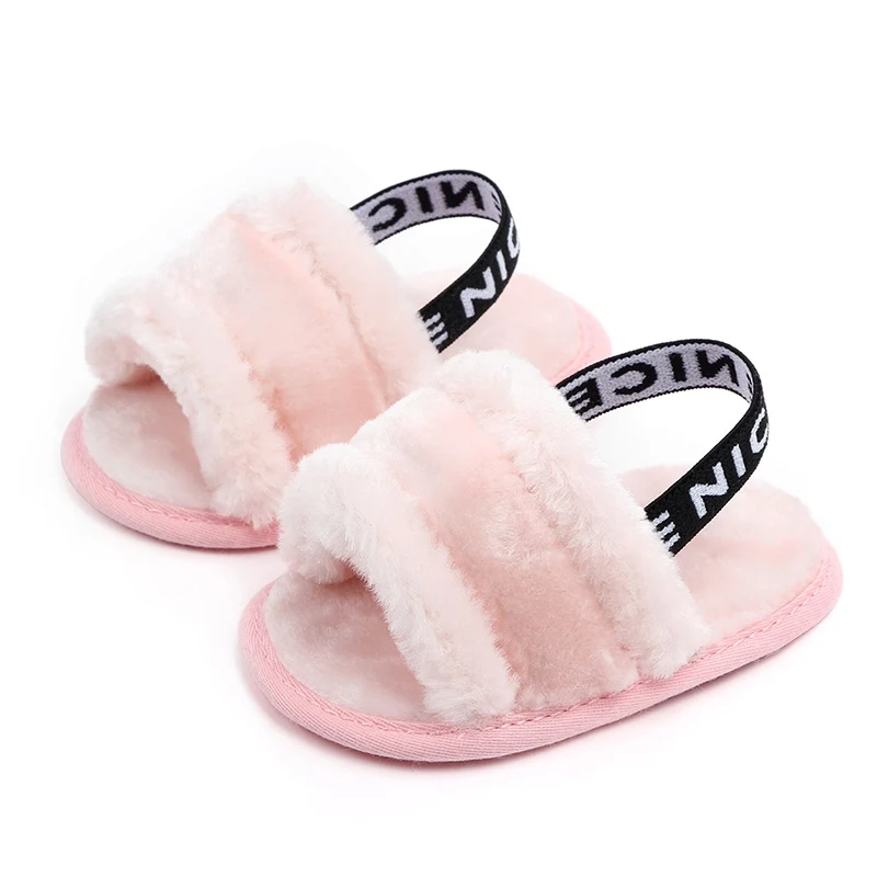 Baby Shoes Summer Soft Style Classic Girl Slipper Sandals Breathable Fur Simple Elastic princess | Мать и ребенок