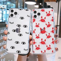 punqzy summer tropical plants fruit avocado cactus cat art phone case for iphone 13 pro max 11 12 xr xs 7 8 plus soft tpu cover