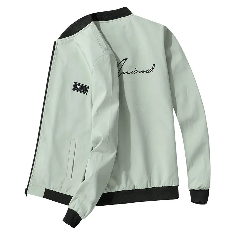 2020 Fashion Men Bomber Jacket Slim baseball Jackets Zipper Windbreaker Male Printed Brand Clothing Casual Coats | Мужская одежда