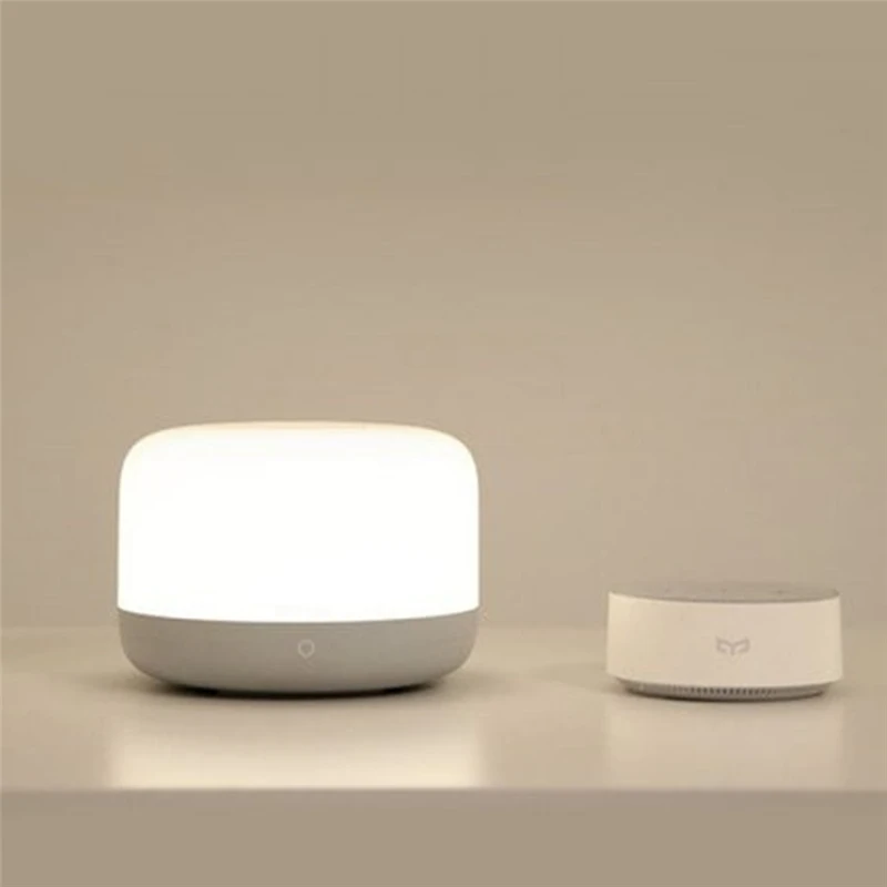 Yeelight YLCT01YL цветной светодиодный прикроватный светильник Интеллектуальный Диммируемый ночной Светильник приложение управление домашний комплект умная Ночная подсветка стол
