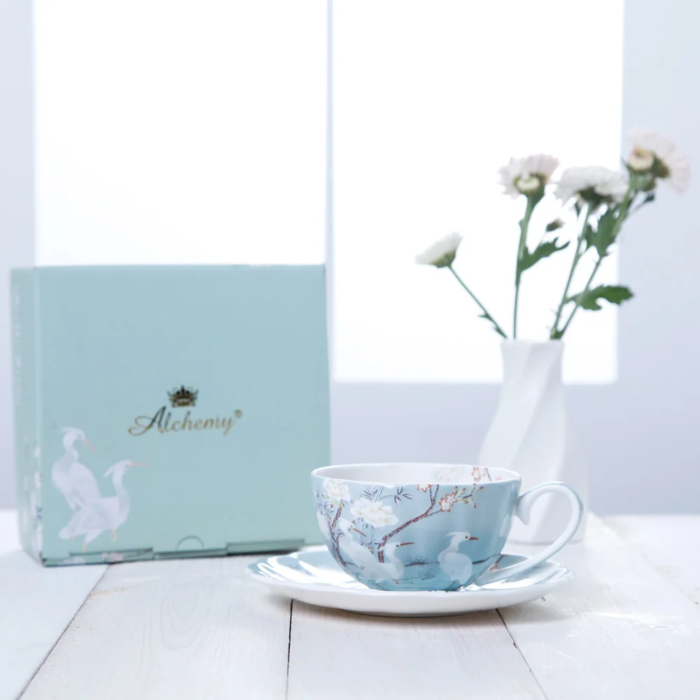 

Luxury Designer Flower Tea Coffee Cup Handmade Aesthetic Bone China Coffee Cup Luxury Turkish Tazas Originales Drinkware ED50BD