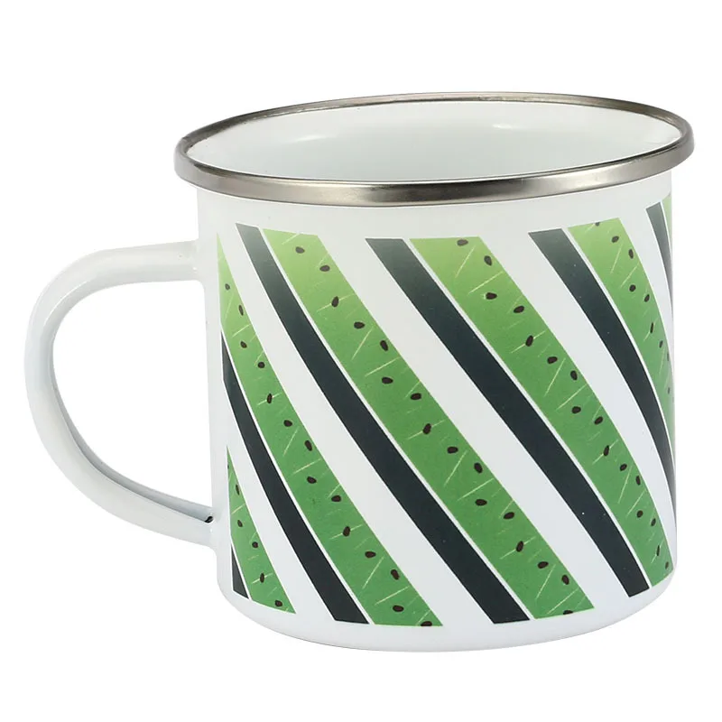 Эмалированная чашка из нержавеющей стали креативная кофейная для офиса