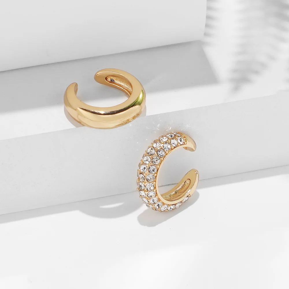 

European and American style ear bone clip ear clip earring C-shaped point drill new earrings earrings for women earings