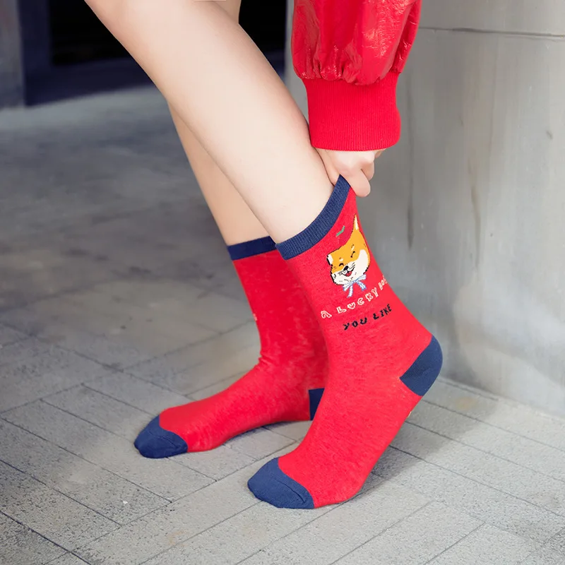 Женские носки смешная милая картина мультфильма хлопок авокадо Экспрессия