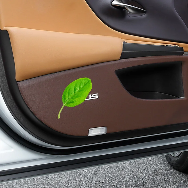 4 шт. кожаная защитная пленка для автомобильной двери Lexus ES RS UX NX 2017-2021 | Автомобили