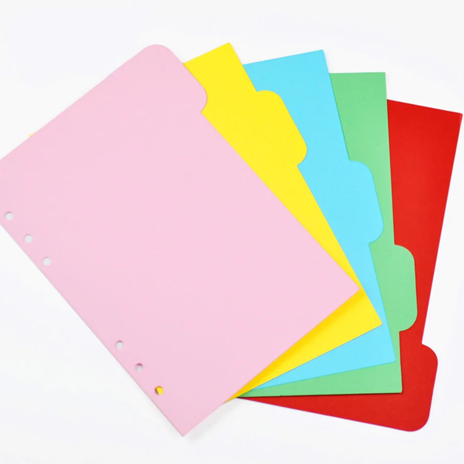 Аксессуары для ноутбуков A5/A6 вертикальная версия спиральный блокнот 6 отверстий