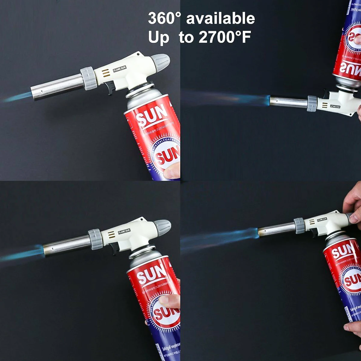 Вращающийся на 360 градусов портативный фонарь-зажигалка кулинарный фонарь