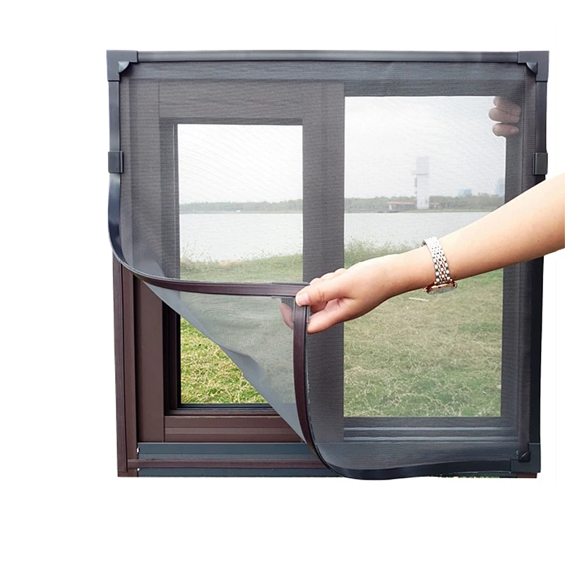 Самоклеящийся магнитный экран от комаров домашний Магнитный невидимый занавес