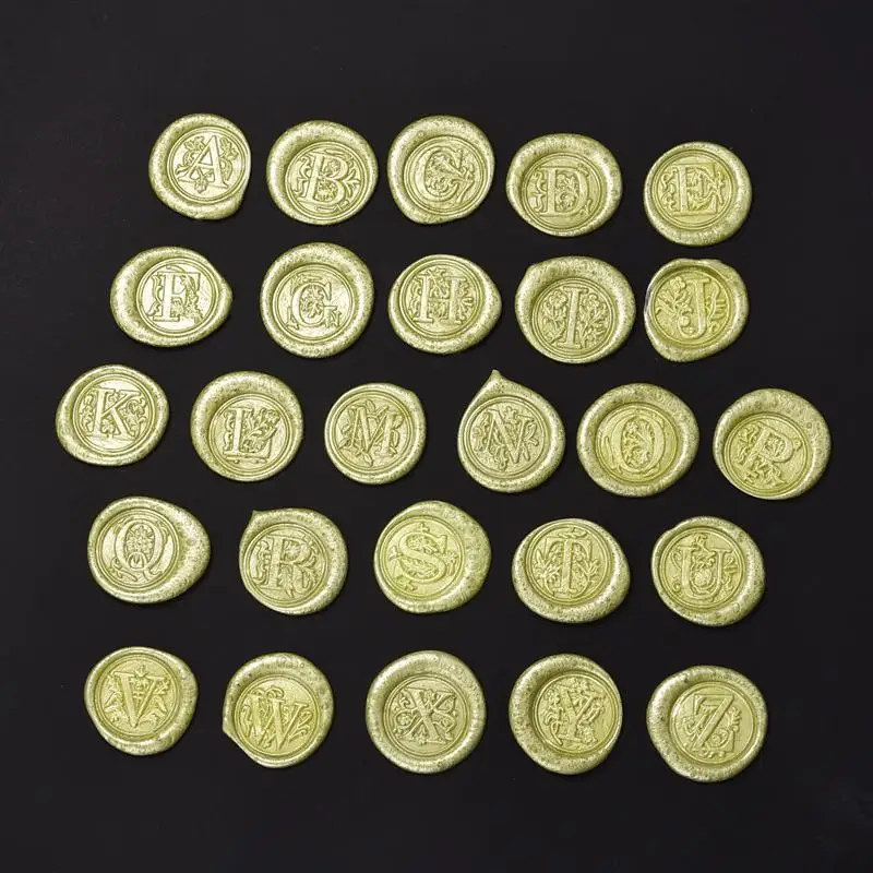 Retro Wax Stamp Sealing Custom Hobby Alphabet Letter Wood Seal Set Replace Copper Head Tools Post Decor | Дом и сад